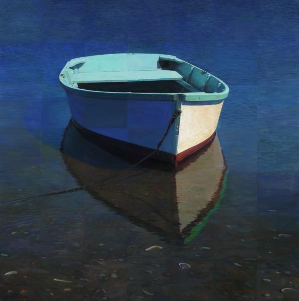Drifter, oil on linen, 42 x 42 inches   SOLD 