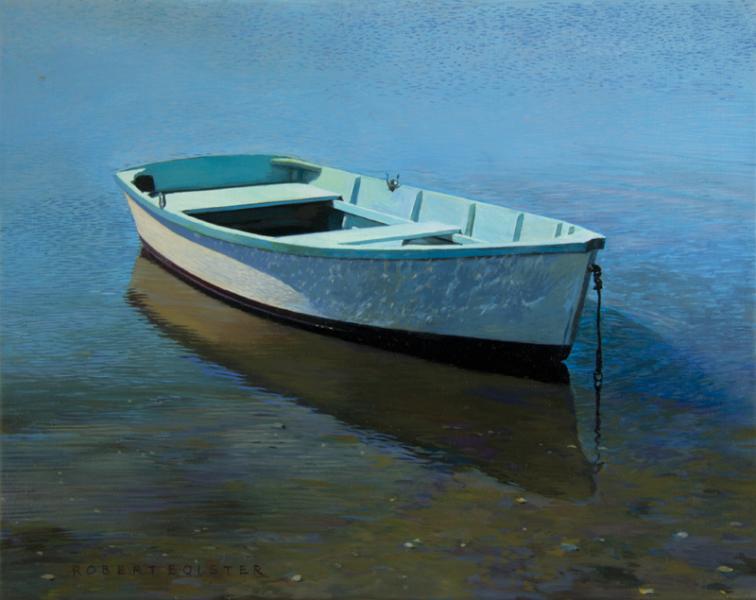 Glistening Skiff, oil on linen, 11 x 14 inches   SOLD 