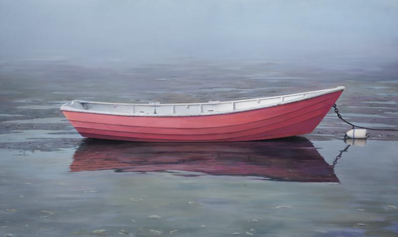 Ocean Rose, oil on linen, 30 x 50 inches   SOLD 