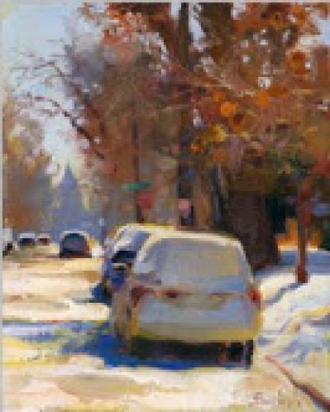 A Winter's Day, oil on canvas, 10 x 8 inches   SOLD 