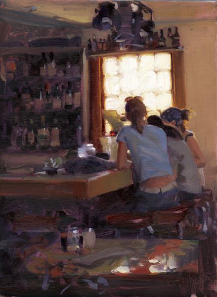 Afternoon with Friends, oil on canvas, 12 x 16 inches   SOLD 