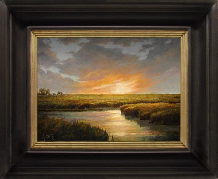 Dusk over the marshlr