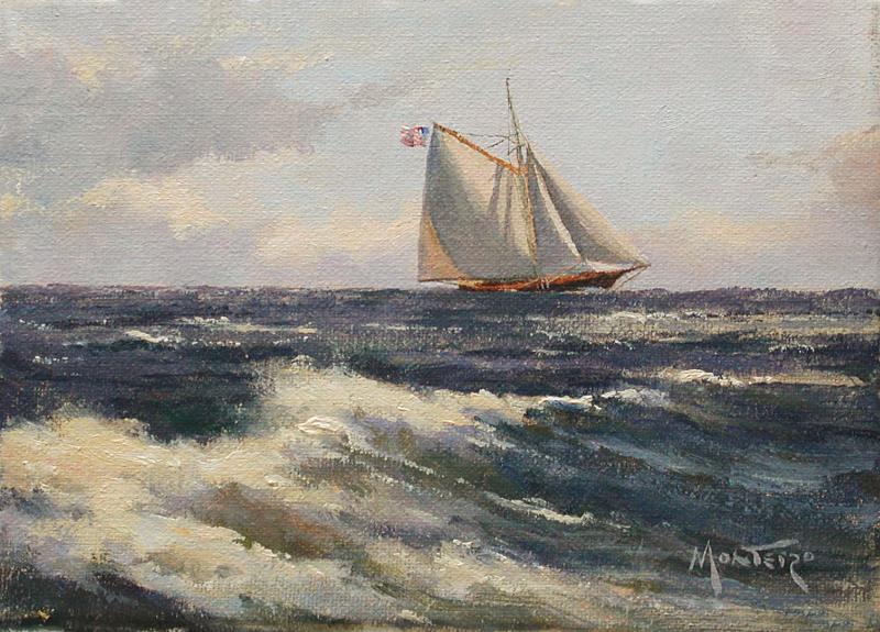 Easterly Wind, oil on stretched Belgian linen, 5 x 7 inches   SOLD 