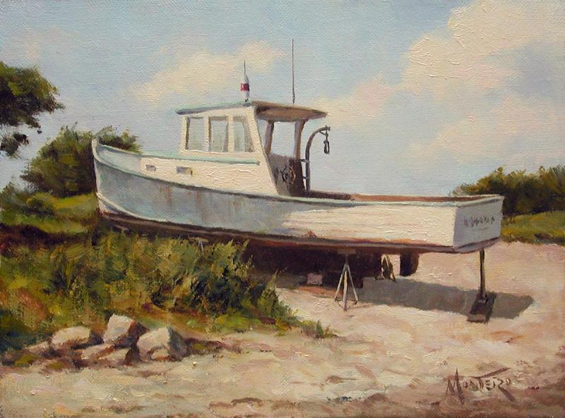 High and Dry, oil on stretched Belgian linen, 6 x 8 inches, $1,200 