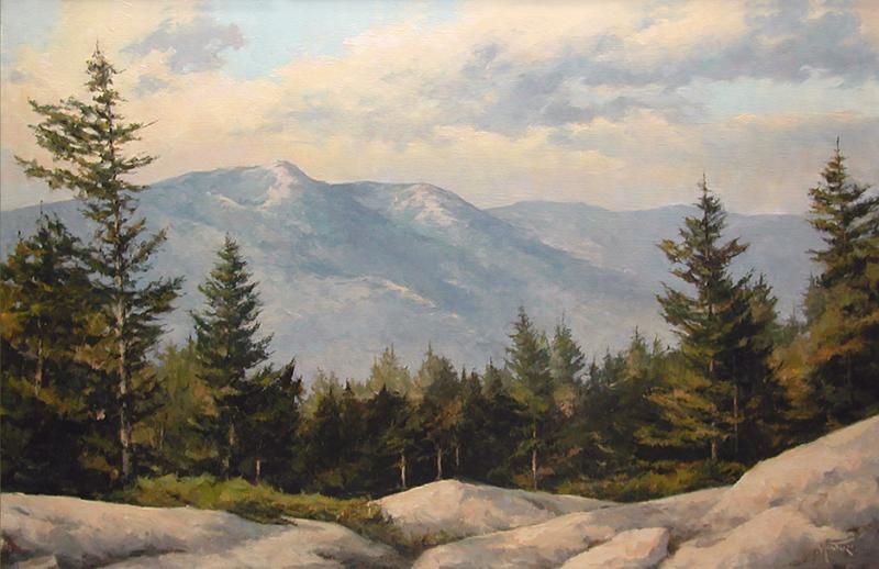 Presidential Range, NH, oil on stretched Belgian linen, 30 x 20 inches, $4,800 