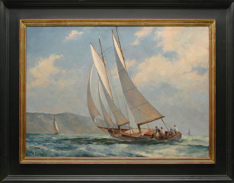 Steady Wind, oil on stretched Belgian linen, 22 x 16 inches, $4,800 