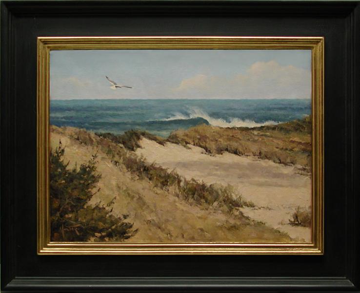 Wind Off the Dunes, oil on stretched Belgian linen, 12 x 16 inches, $2,600 