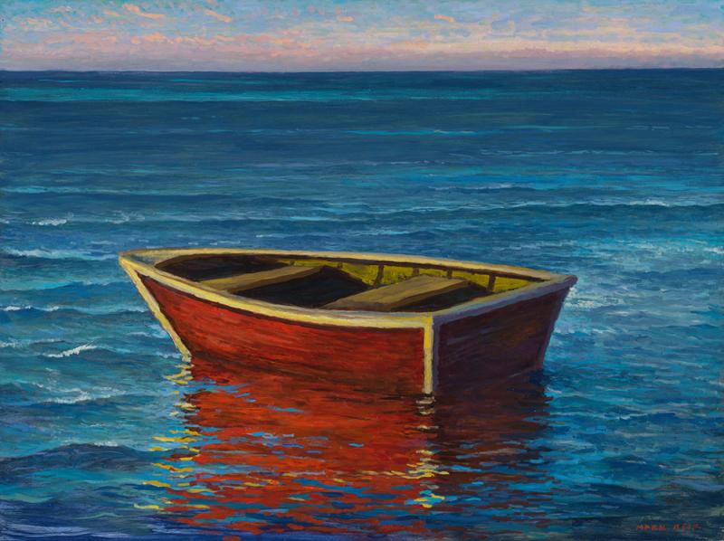 Life Boat, oil on panel, 18 x 24 inches   SOLD 