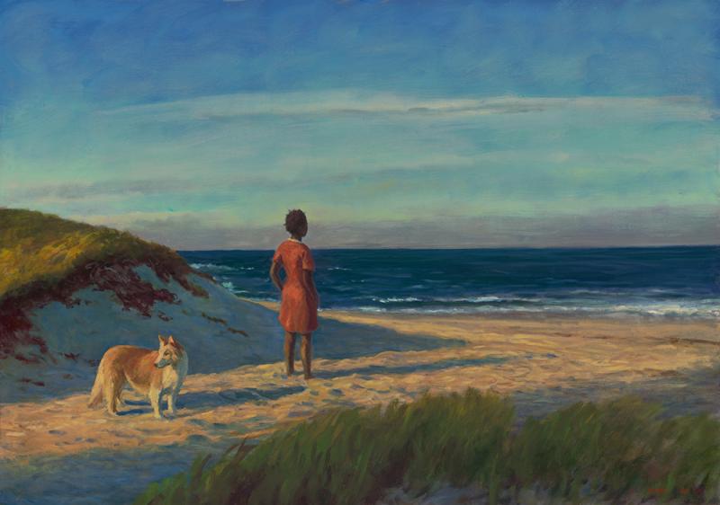 The Vacation, oil on linen, 34 x 48 inches   SOLD 