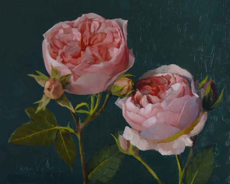 English Roses, oil on panel, 8 x 10 inches   SOLD 