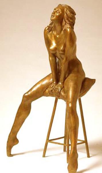 Awakening, Bronze, 21"h x 12 7/8"w x 8 1/2"d
, $10,000 