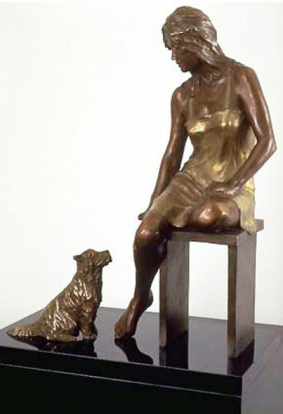 Best Friends, Bronze, 20 1/2"h x 16"w x 9"d
, $11,400 