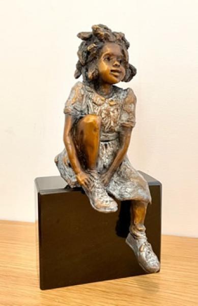 Gabby, Bronze, 9.5 x 12 x 4 inches, $2,650 