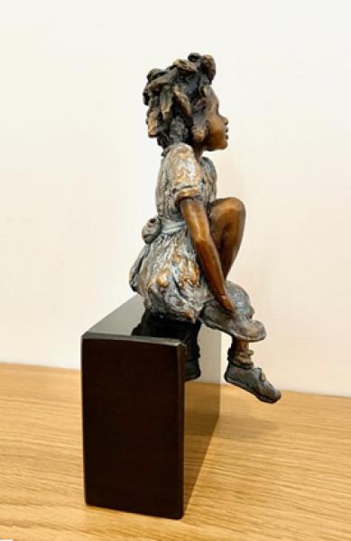 Gabby ( Side Detail ), Bronze, 9.5 x 12 x 4 inches 