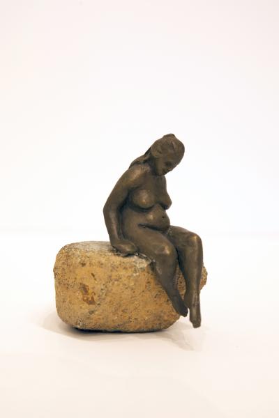 Morning Dip, Bronze, 2.75 x 1.5 x 2 inches
(figure size only), $490 