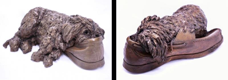 Hush Puppy, Bronze, 5.75 x 13 x 8 inches, $7,300 