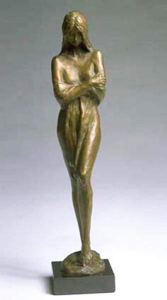 Solitude, Bronze, 13.5 x 3 x 3.5 inches   SOLD 