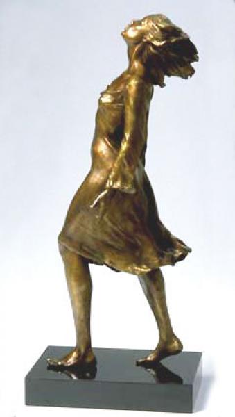 Sudden Breeze, Bronze, 21"h x 7"w x 9"d
   SOLD 