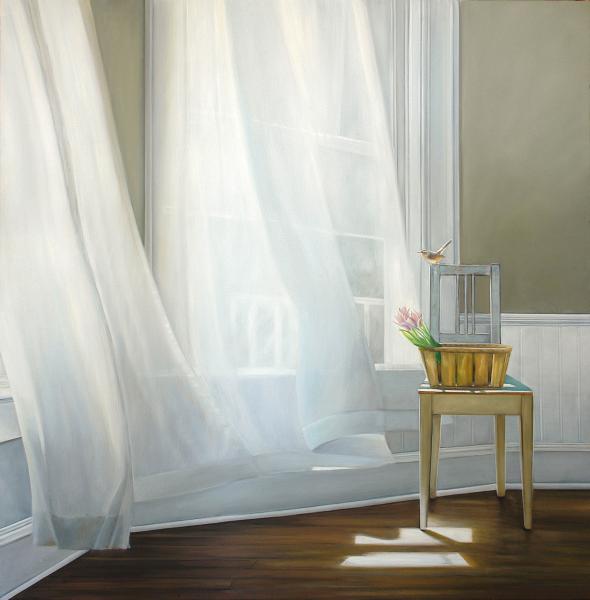Air and Light, oil on canvas , 36 x 36 inches   SOLD 