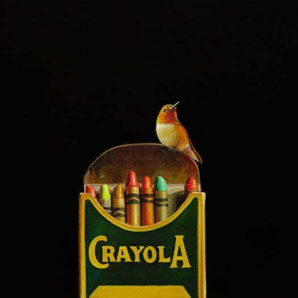 Crayola, oil on canvas, 12 x 12 inches   SOLD 