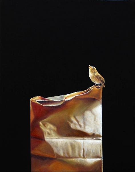 Lil Perch 26, oil on canvas, 14 x 11 inches   SOLD 