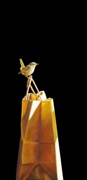 Lil Perch 21, oil on canvas , 8 x 16 inches   SOLD 
