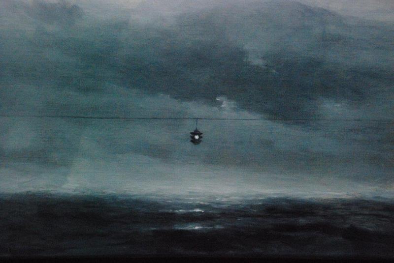 Storm Warning (study), oil on linen, 11 x 14 inches, $Please Inquire 