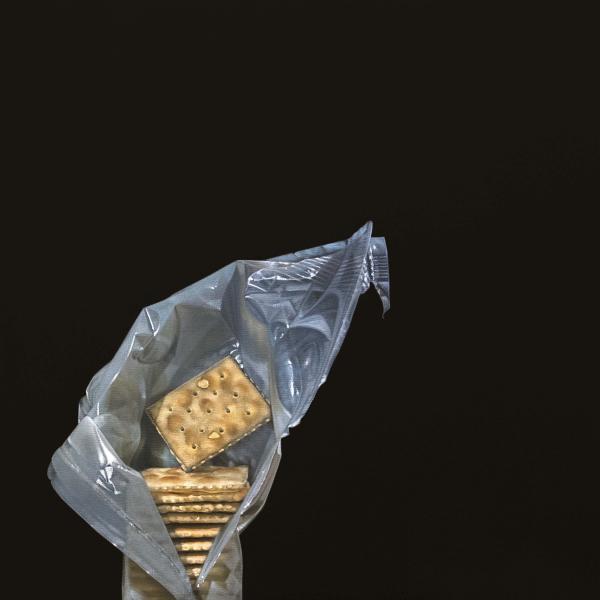 Saltines, oil on panel, 12 x 12 inches   SOLD 