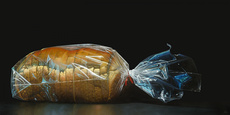 Shinny Loaf, oil on cradled hardboard panel, 12 x 24 inches   SOLD 