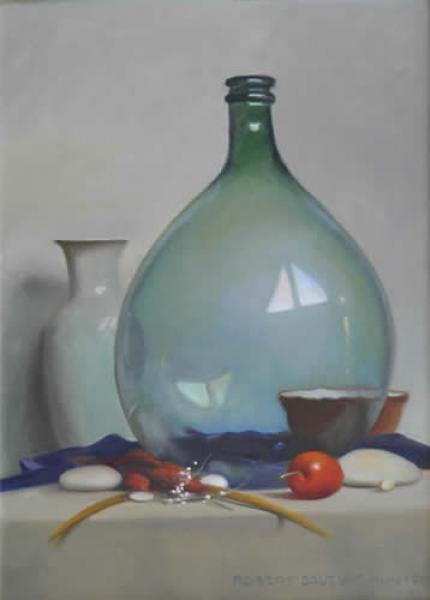 Arrangement with a Large Demi-John, oil on canvas, 22 x 16 inches   SOLD 