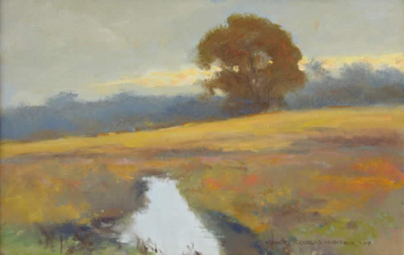 Late Autumn Landscape, Norfolk , oil on canvas, 14 x 24 inches, $4,500 