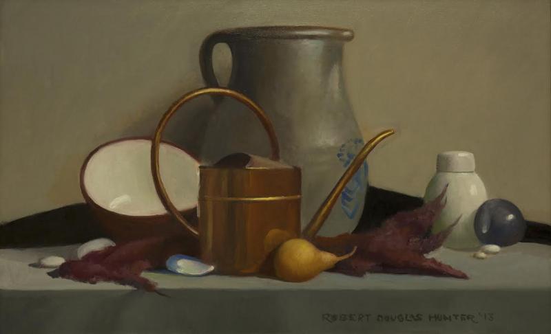 Still Life with Pear, oil on canvas, 16 x 26 inches, $8,300 