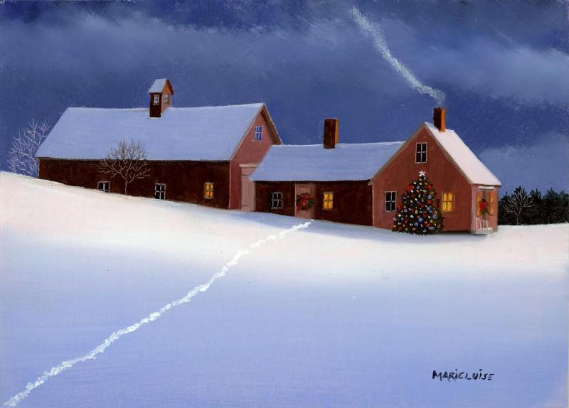 Comfort and Joy, oil on panel, 5 x 7 inches   SOLD 