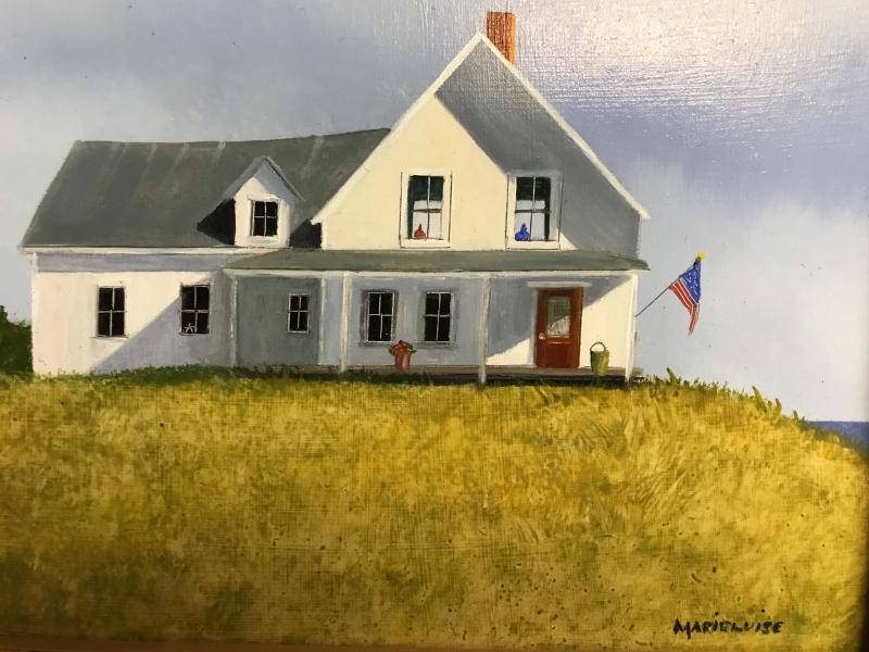 Cottage Envy, oil on panel, 5 x 7 inches   SOLD 