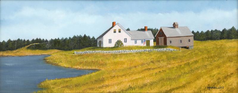 A Peaceful Place, oil on panel, 5 x 12 inches   SOLD 