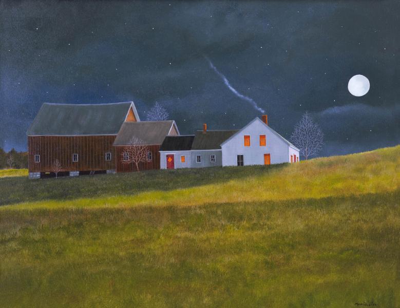 A Slice of Moonlight, oil on panel, 14 x 18 inches, $4,500 