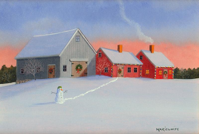 Christmas Joys, oil on panel, 5 x 7 inches   SOLD 