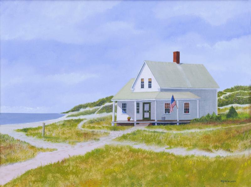 Sea Cottage, oil on panel, 12 x 16 inches, $3,500 