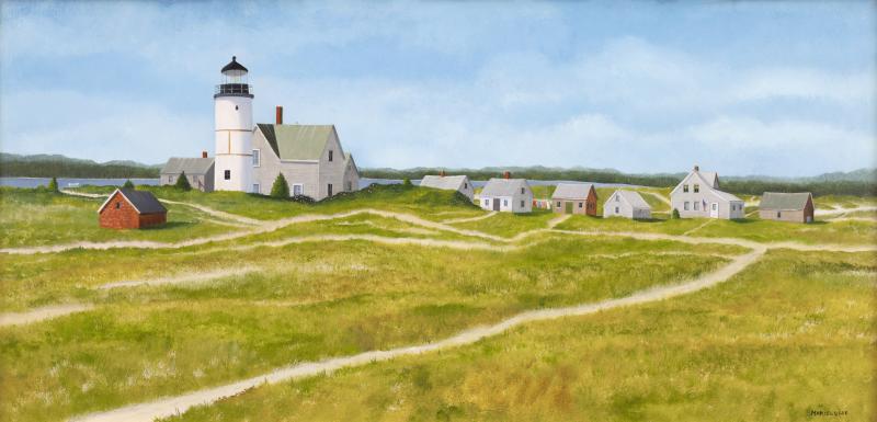 Sandy Neck Colony, oil on panel, 12 x 24 inches   SOLD 