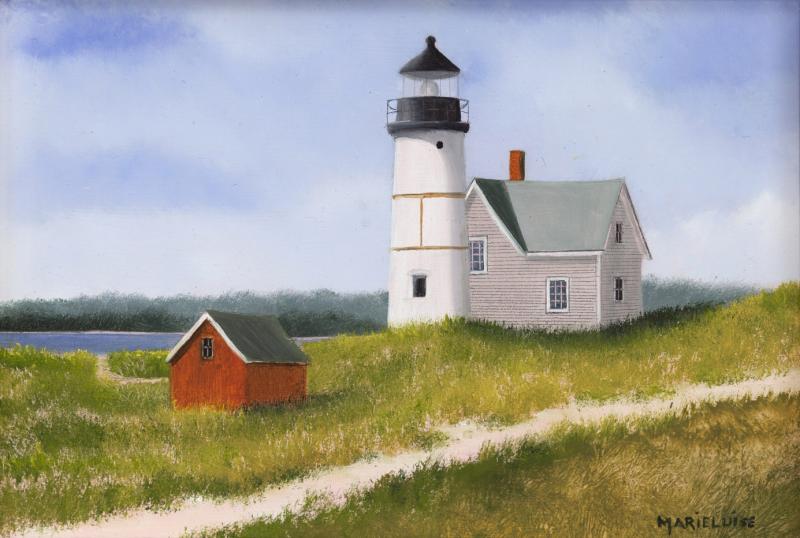 Sandy Neck Light, oil on panel, 5 x 7 inches   SOLD 