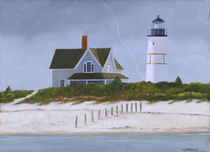 Summer Storm, oil on panel, 9 x 12 inches, $2,500 