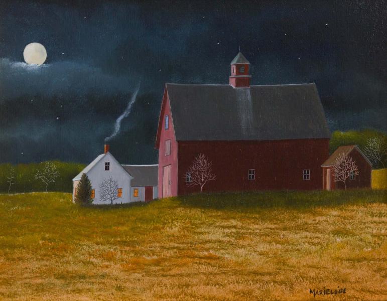 Moon Glow, oil on panel, 8 x 10 inches   SOLD 