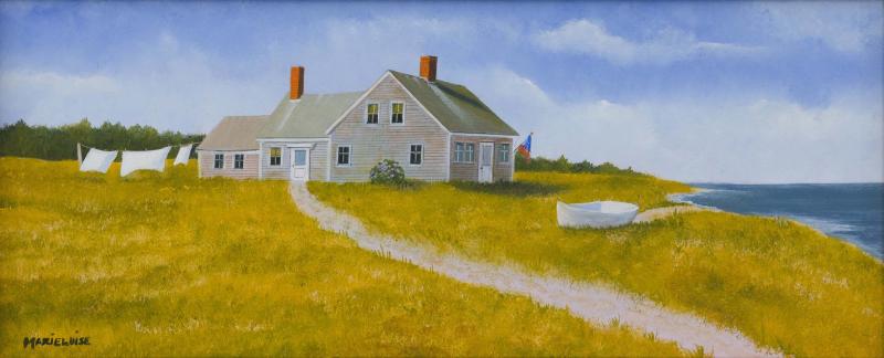 Sea Breeze, oil on panel, 5 x 12 inches   SOLD 