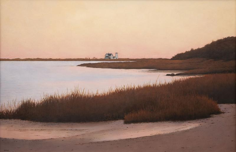 Autumn Skies, Harding Light, oil on panel, 12 x 18 inches, $4,000 