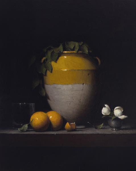 The Confit Jar, oil on panel, 20 x 16 inches, $3,500 