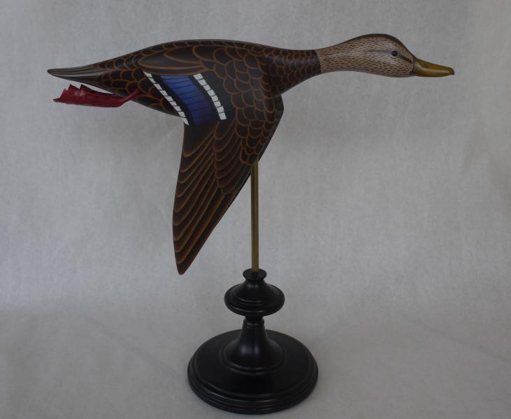 Blackduck Weathervane, white cedar with oils, , $1,250 