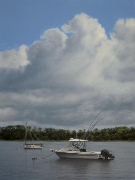 Lazing, Study, oil on panel, 12 x 9 inches   SOLD 