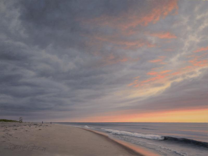 The Beach, oil on panel, 9 x 12 inches   SOLD 