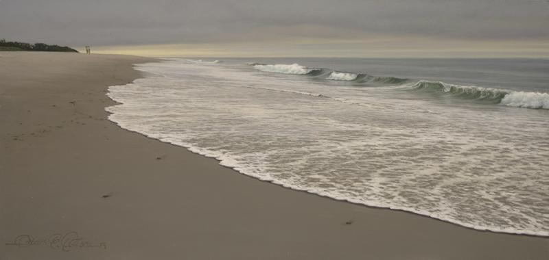 Morning Surf, oil on panel, 8 x 17 inches   SOLD 