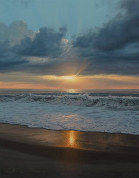 The Sea and The Sky, oil on panel, 14 x 11 inches   SOLD 